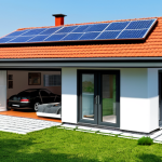 차세대 태양전지의 배터리와의 연계 - Solar Panel & Battery Integration (Focus on Home)**

"A modern Turkish house with solar panels on th...